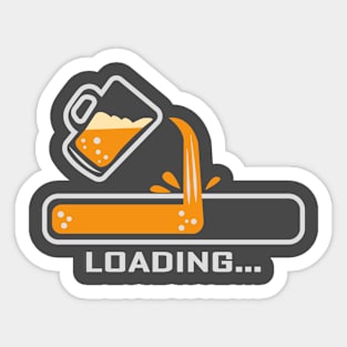 Loading Beer Sticker